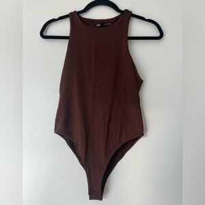 Zara Women's Rich Brown Bodysuit